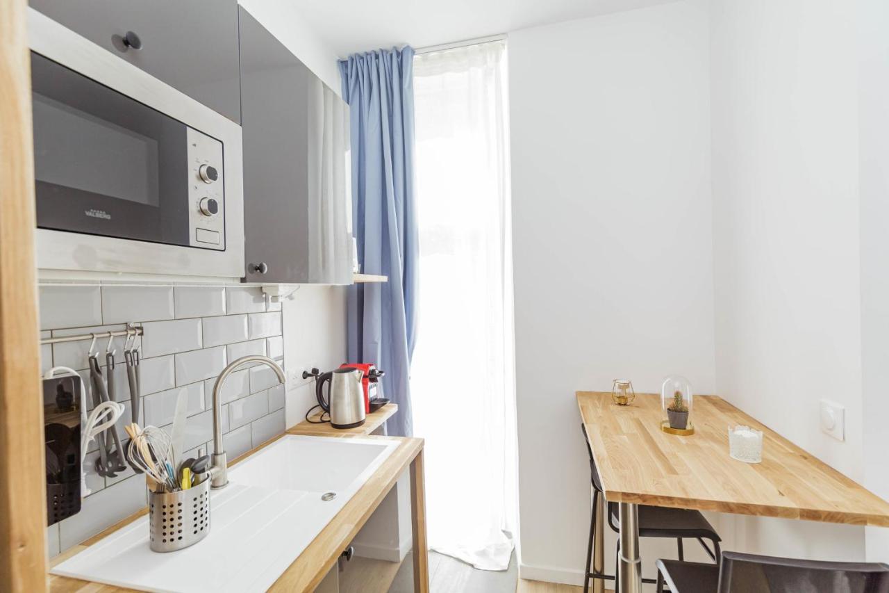 Nice 23 M Bright And Renovated Courtyard Side Paris Exteriör bild