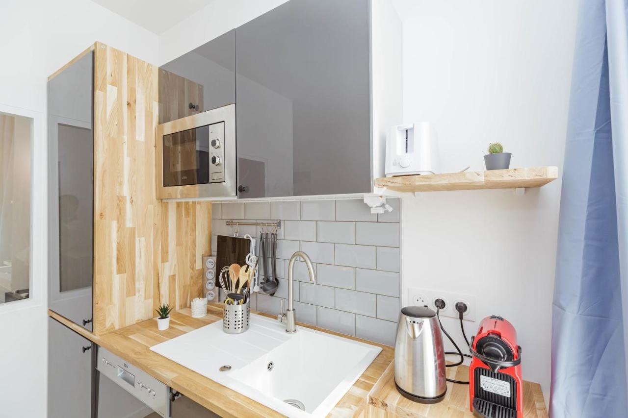 Nice 23 M Bright And Renovated Courtyard Side Paris Exteriör bild